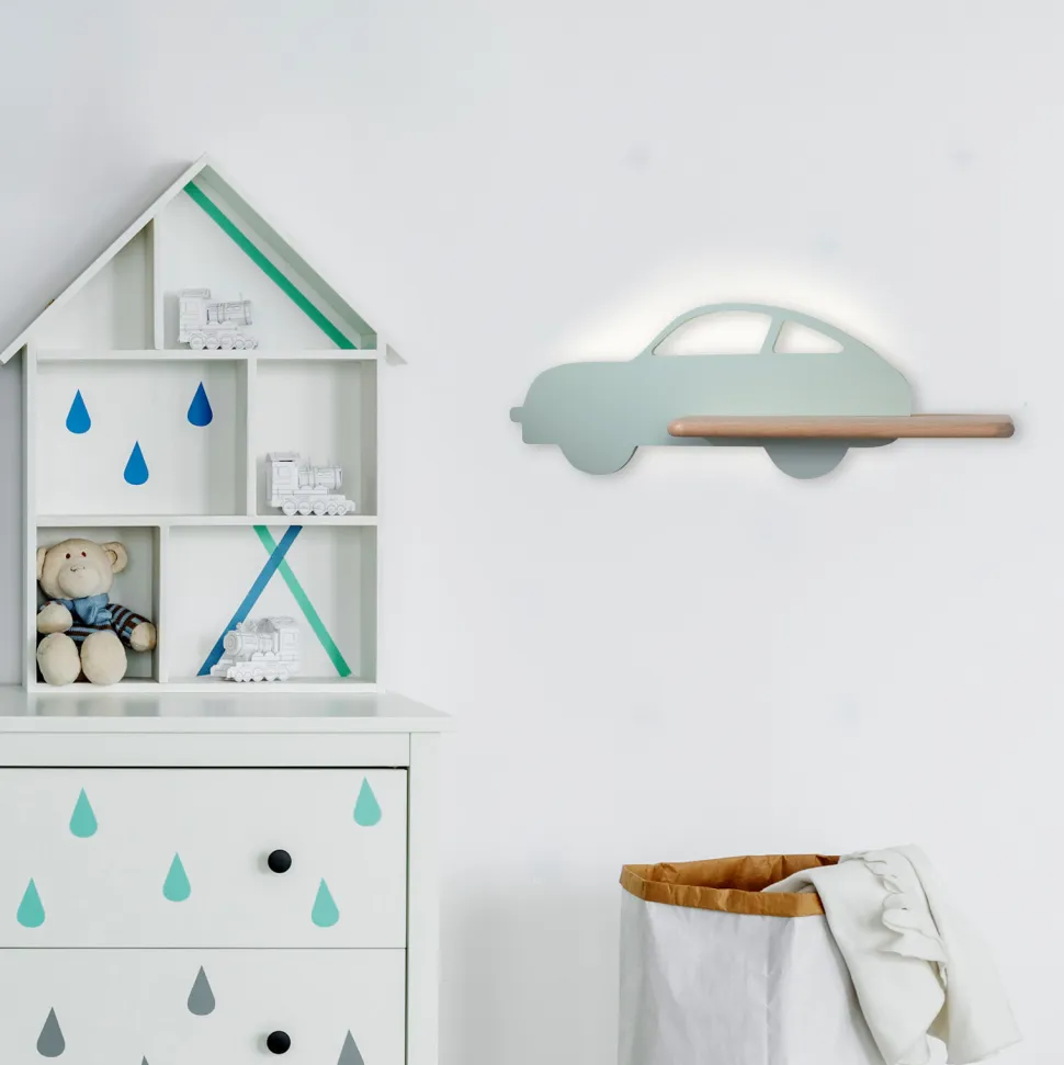 Kinkiet Car lampa 5W LED 4000K wl iq kids miętowy