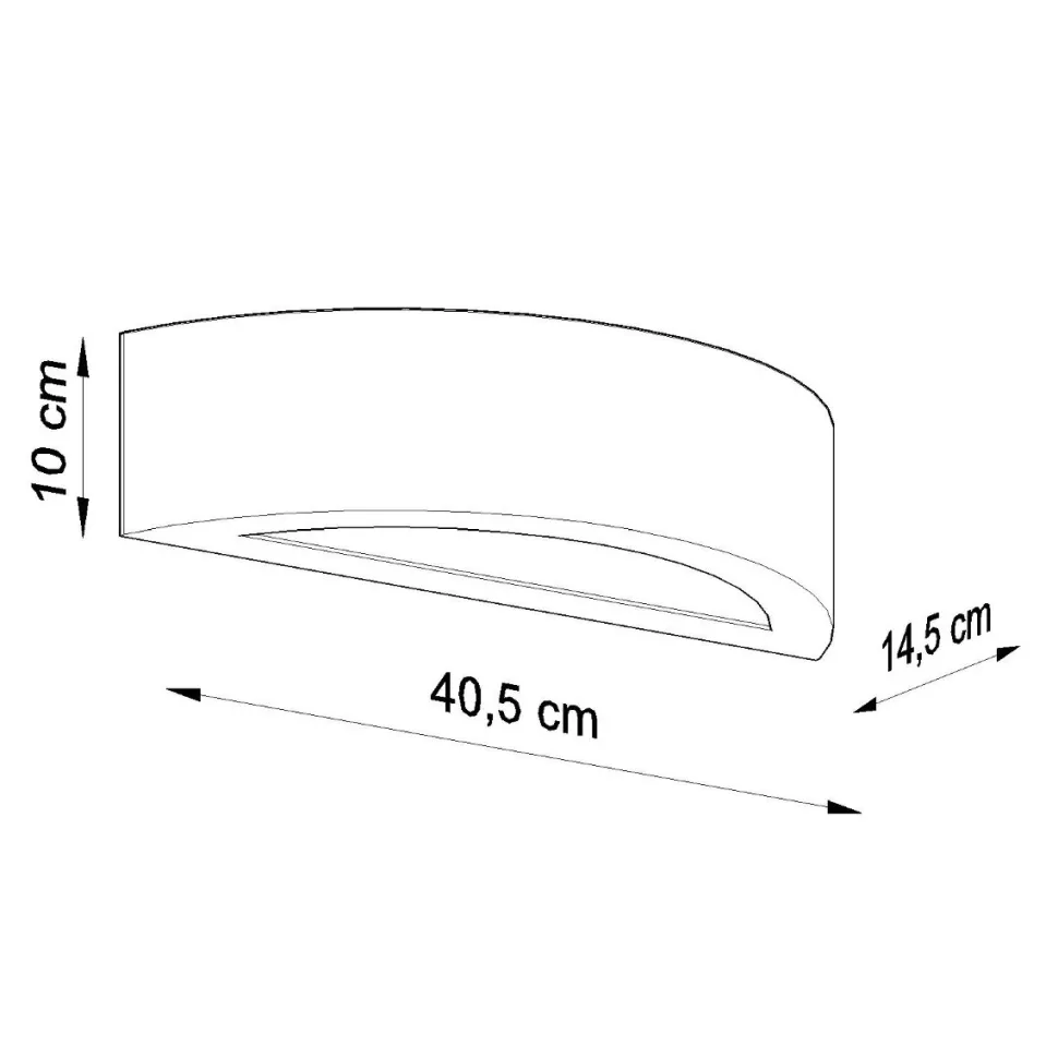 Kinkiet ceramiczny ATENA