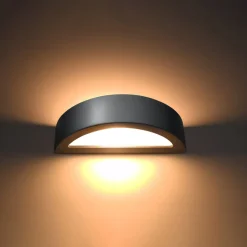 Kinkiet ceramiczny ATENA szary