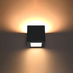 Kinkiet ceramiczny LEO czarny