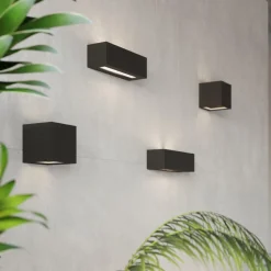 Kinkiet ceramiczny LEO czarny