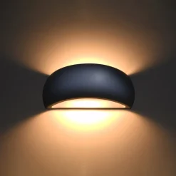 Kinkiet ceramiczny PONTIUS szary