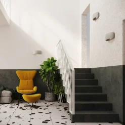 Kinkiet ceramiczny PONTIUS szary