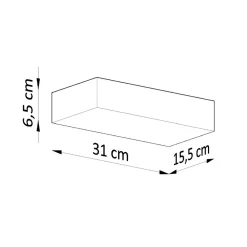 Kinkiet ceramiczny TAUGAN