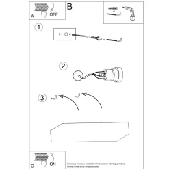 Kinkiet ceramiczny TAUGAN