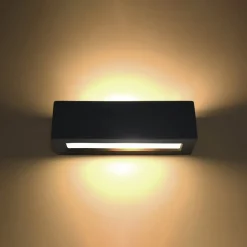 Kinkiet ceramiczny VEGA czarny