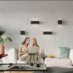 Kinkiet ceramiczny VEGA czarny