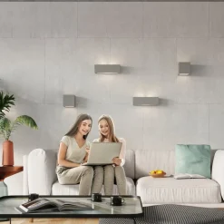 Kinkiet ceramiczny VEGA szary