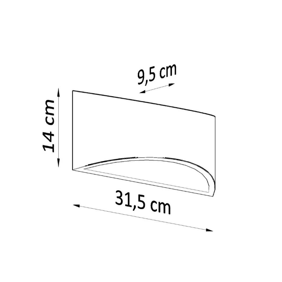 Kinkiet ceramiczny VIXEN