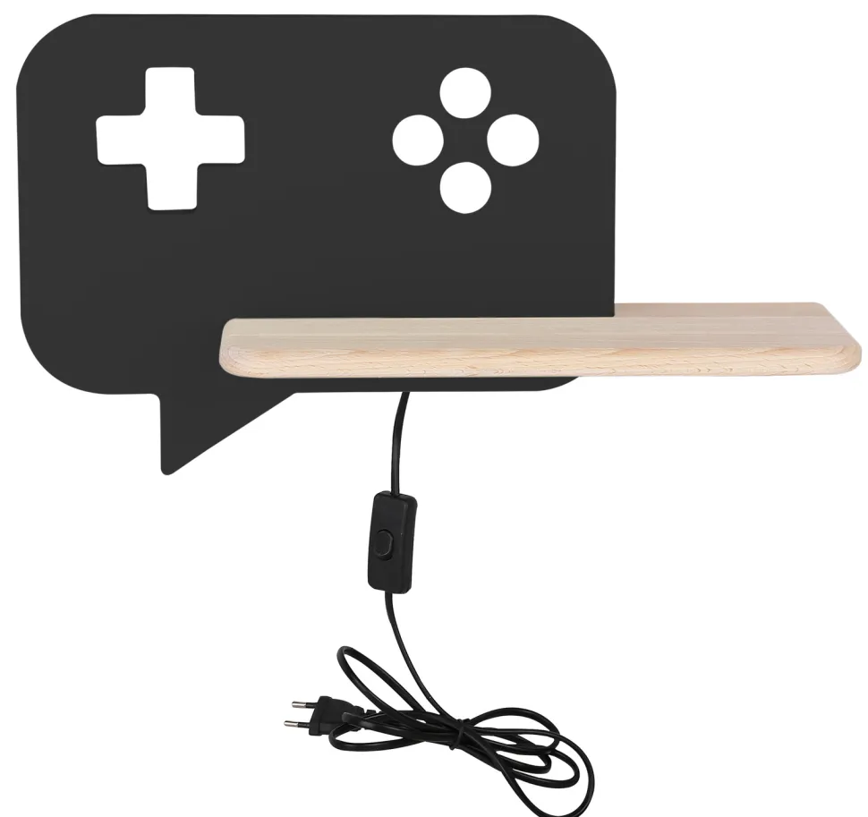 Kinkiet Console lampa 5W LED 4000K iq kids z przew czarny