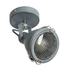 Kinkiet Crodo 1x40W E14 szary