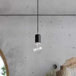 Kinkiet EDISON czarny