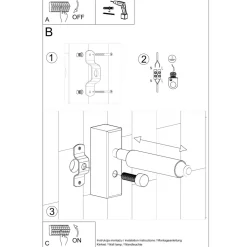 Kinkiet EYETECH 1 biały
