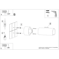 Kinkiet FLASH biały