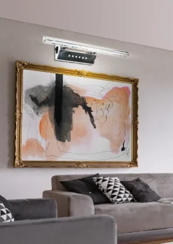 Kinkiet Forte LED 3 7W LED rurka  trójkątna z wyłącznikiem chrom