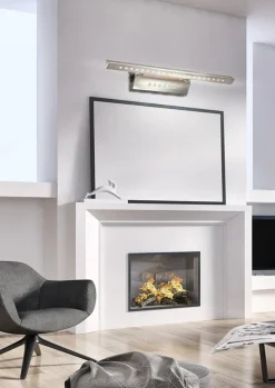 Kinkiet Forte LED 3 7W LED rurka  trójkątna z wyłącznikiem satyna