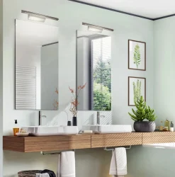 Kinkiet Forte LED 3 7W LED rurka trójkątna z wyłącznikiem satyna