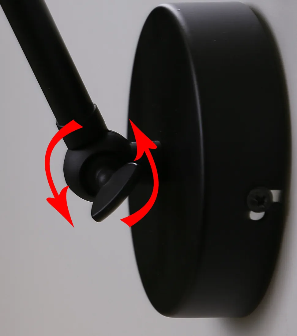 Kinkiet Fundo lampa czarny+złoty 1x40W E27 klosz czarny