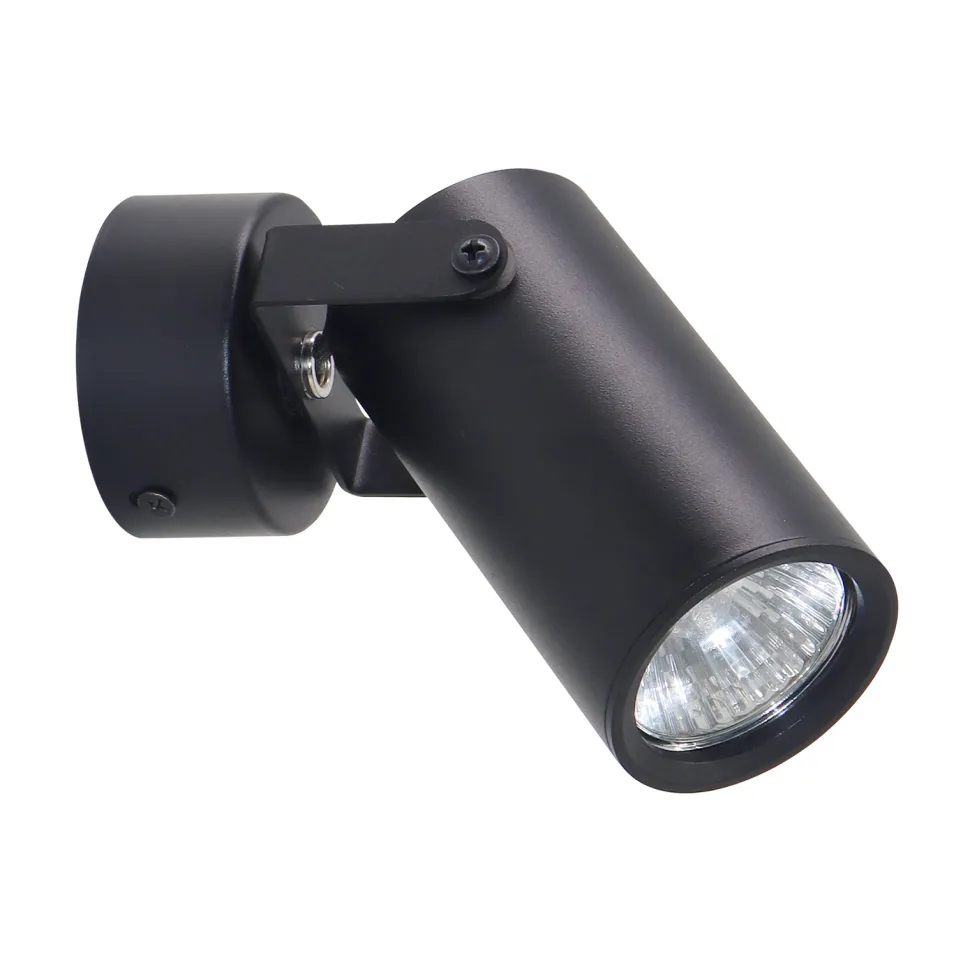 Kinkiet Gary lampa czarny 1x15W GU10 klosz czarny