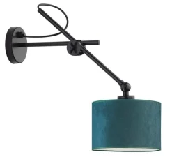 Kinkiet HAMILTON VELUR czarny, zieleń bu