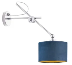 Kinkiet HAMILTON VELUR GOLD srebrny mors