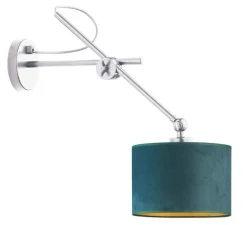 Kinkiet HAMILTON VELUR GOLD srebrny ziel