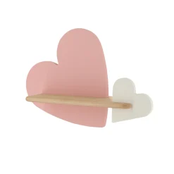 Kinkiet Heart lampa 5W LED 4000K iq kids  różowy+biały