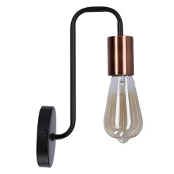 Kinkiet Herpe 1x60W E27 czarny