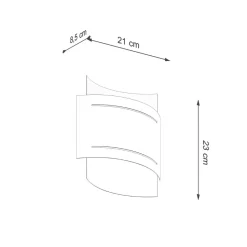 Kinkiet HESTIA czarny