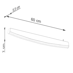 Kinkiet JORUN złoty LED 4000K