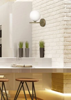 Kinkiet Kama 1x28W G9 mosiądz