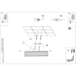Kinkiet KARBON 30 biały