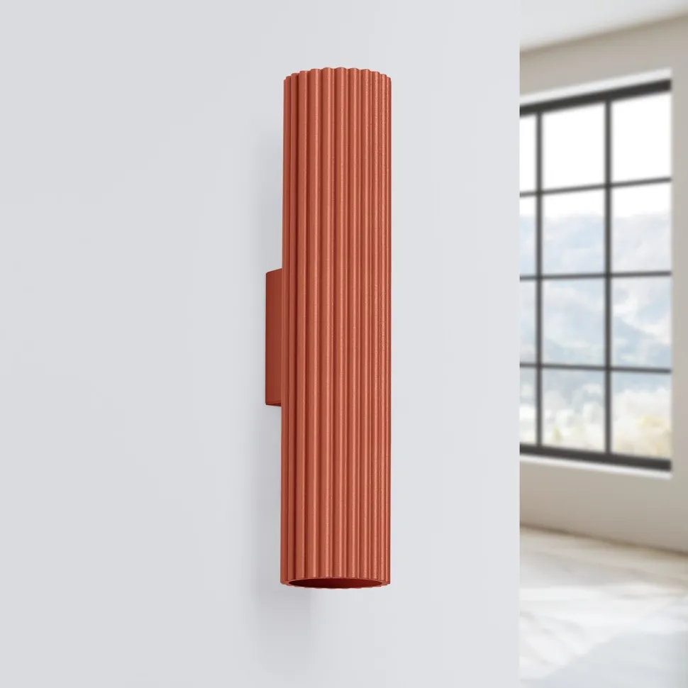 Kinkiet KARBON 30 ochra czerwona