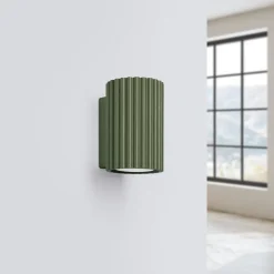 Kinkiet KARBON 10 zielony oliwkowy