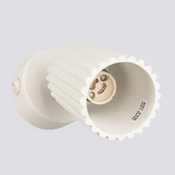 Kinkiet KARBON beżowy z włącznikiem