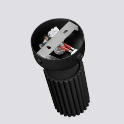 Kinkiet KARBON czarny z włącznikiem