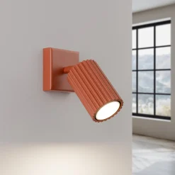 Kinkiet KARBON ochra czerwona