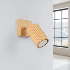 Kinkiet KARBON złoty