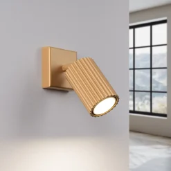 Kinkiet KARBON złoty