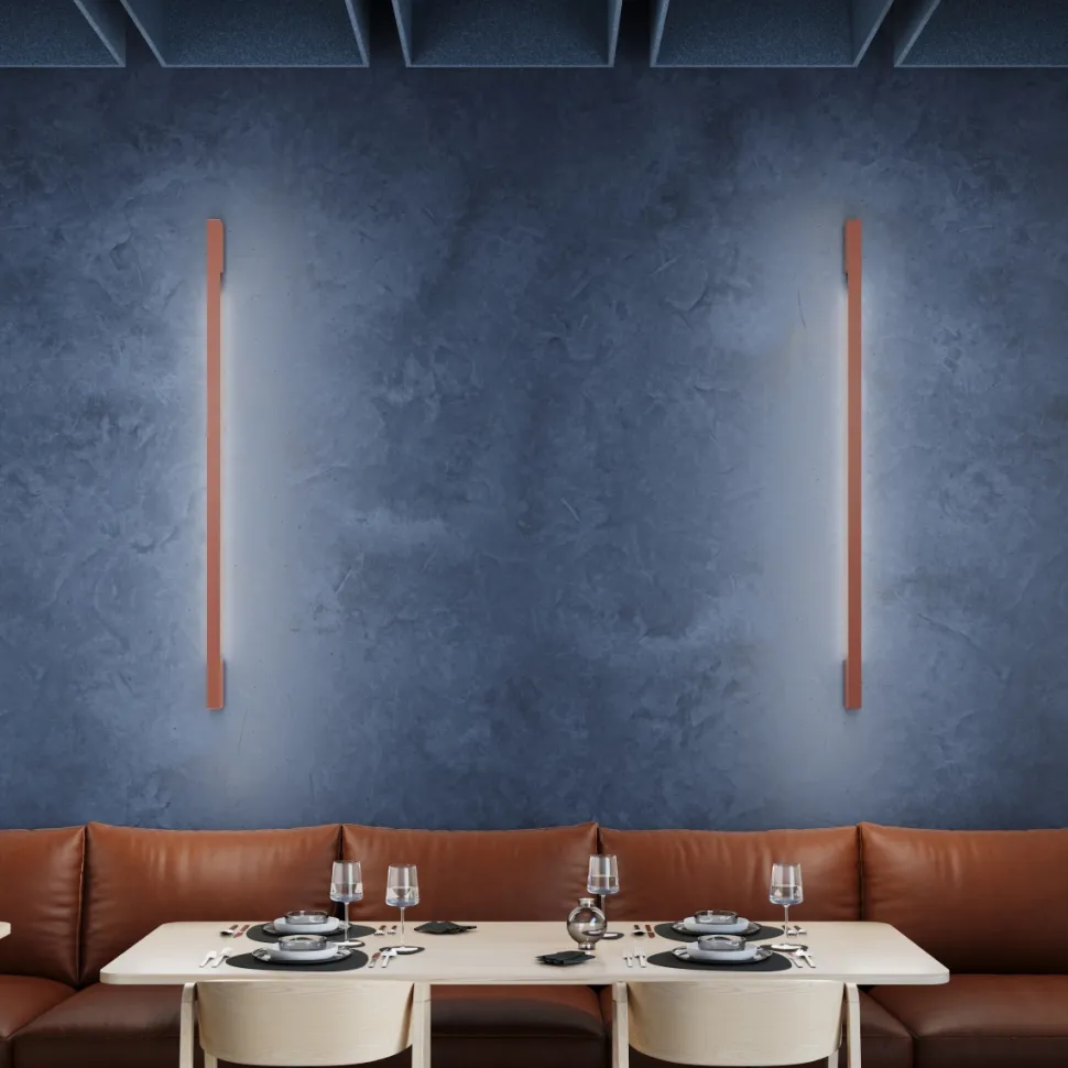 Kinkiet LAHTI 50 ochra czerwona LED 3000K