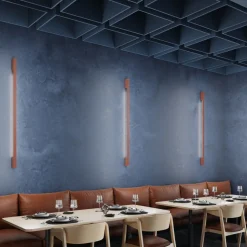 Kinkiet LAHTI 50 ochra czerwona LED 3000K