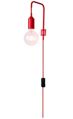 Kinkiet Laren czerwony