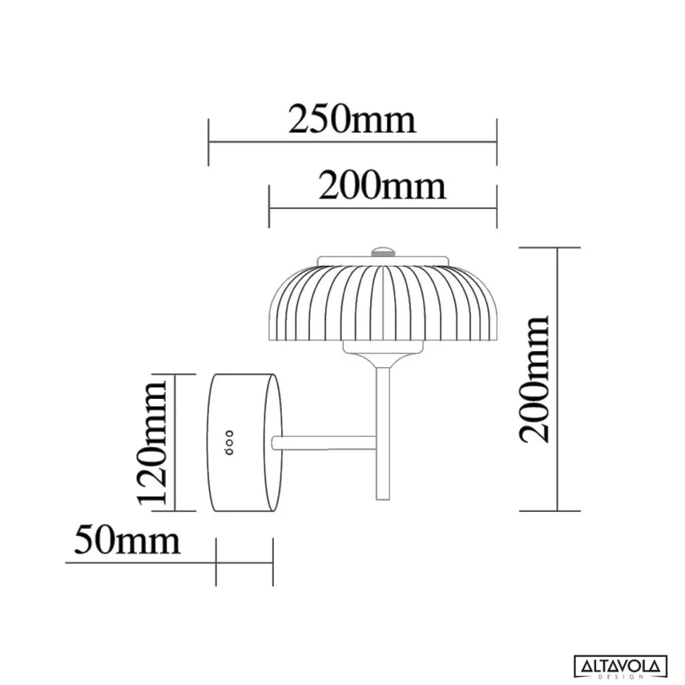 Kinkiet ledowy Vitrum