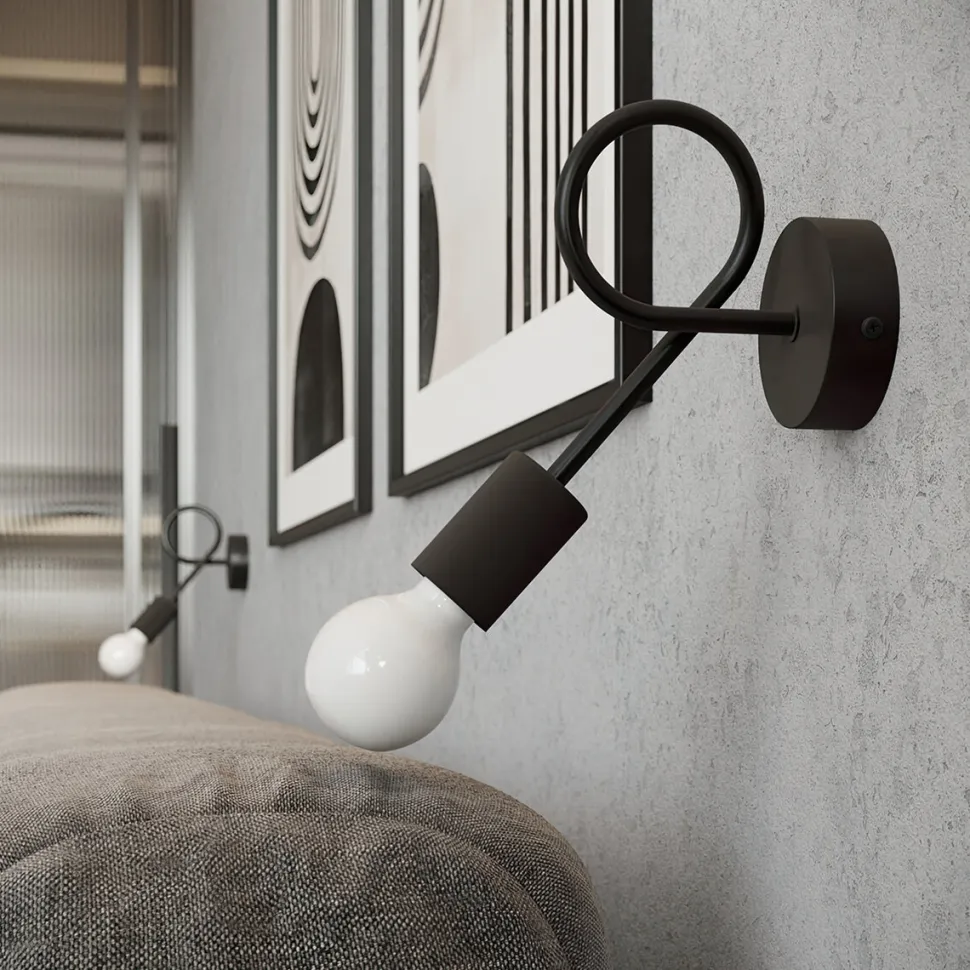 Kinkiet LEVAR czarny