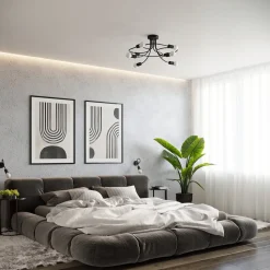 Kinkiet LEVAR czarny