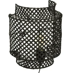 Kinkiet Liby czarny bambus