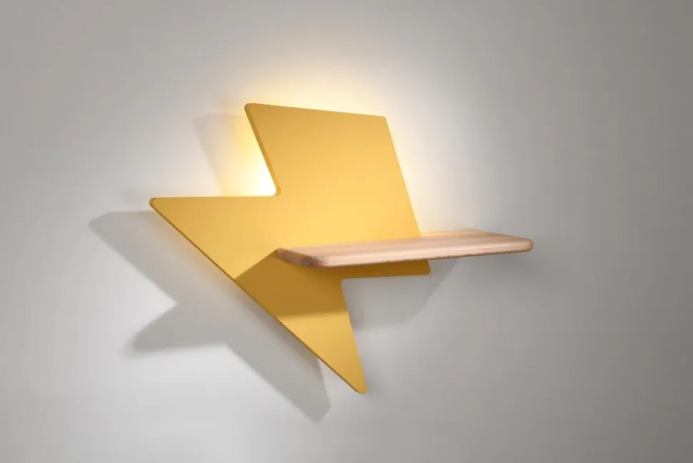 Kinkiet Lightning lampa 4W LED 4000K iq kids złoty