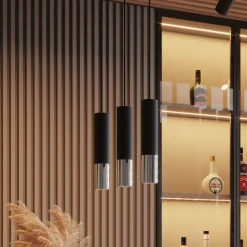 Kinkiet LOOPEZ czarny/chrom