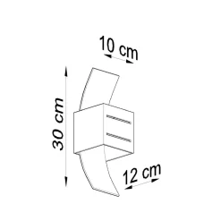 Kinkiet LORETO czarny