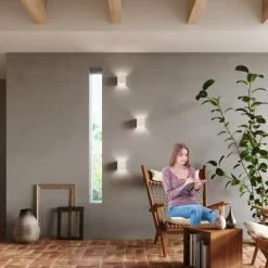 Kinkiet LUCA biały LED IP54